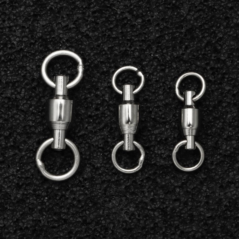 Set 10 Khuyên Nối Câu Cá Bằng Thép Không Gỉ Chất Lượng Cao