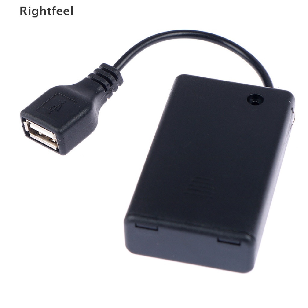 Hộp Pin AAA 3 * AAA Kèm Cổng USB Chuyên Dụng Cho Lắp Ráp Đèn Led