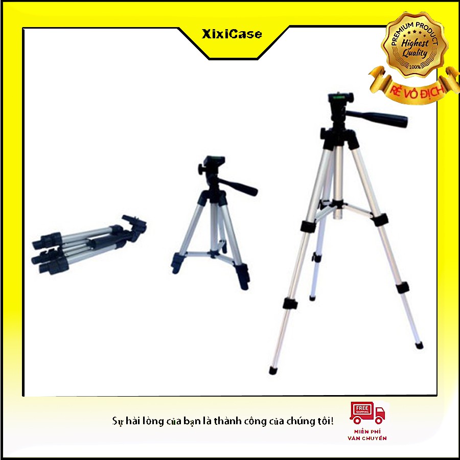 [FREESHIP ĐƠN TỪ 50K] Gậy 3 chân Tripod Điện Thoại ,Máy Ảnh - Tripod 3110, giá đỡ điện thoại máy ảnh