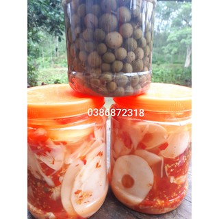 2 HỘP MĂNG ỚT(2,6KG),1 KG MẮC MẬT NGÂM MUỐI DÙNG CẢ NĂM