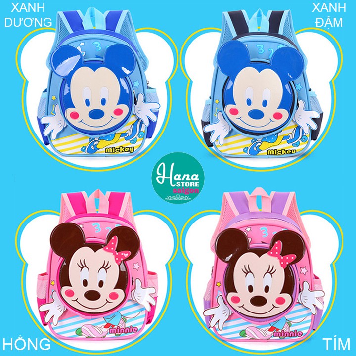 Balo mẫu giáo cho bé hình chuột Mickey & Minnie