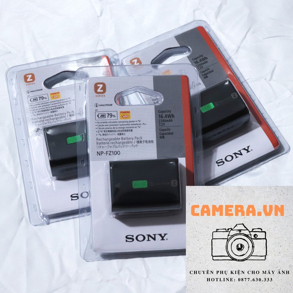 Pin Sony NP-FZ100 dùng cho A7III, A7r III, A9, A7RIII, A7RIV...