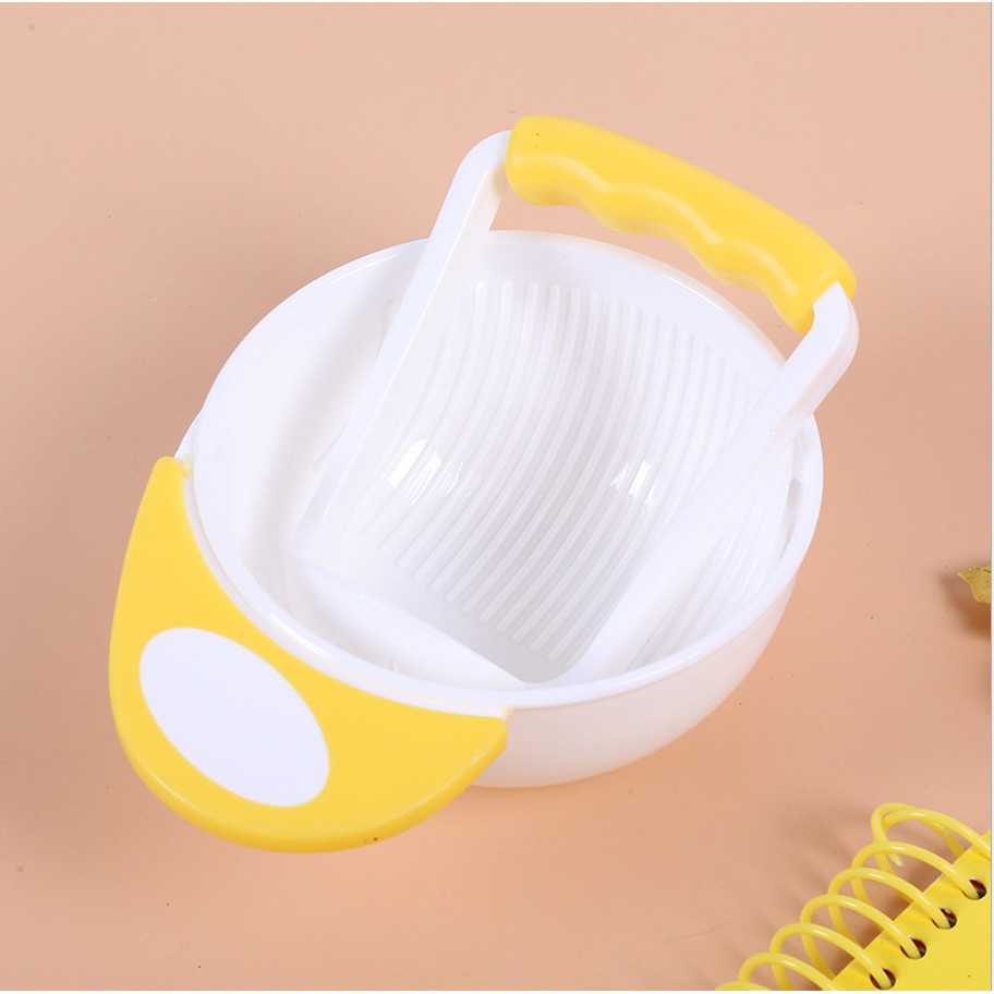 Bát Nghiền Thức Ăn Kèm Cán KIDWOW Chế Biến Đồ Ăn Dặm Cho Bé Tiện Lợi