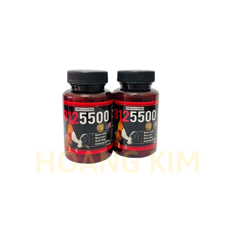 B12 5500 hộp 100 viên - Viên uống tăng nước máu cho gà đá