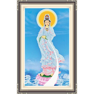 Tranh Thêu Chữ Thập Quan Thế Âm 11