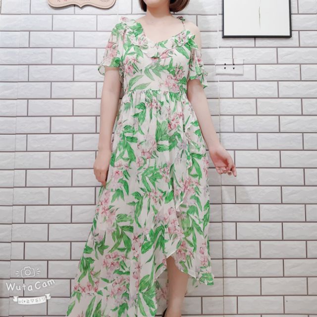 Đầm voan hoa