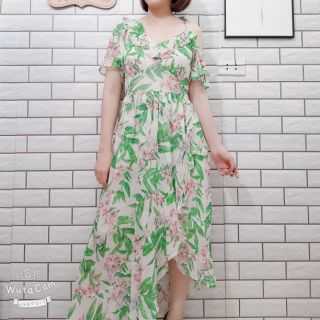 Đầm voan hoa