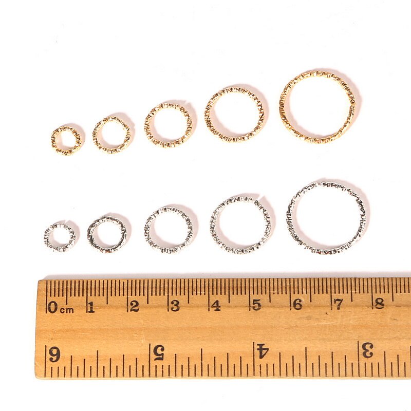 Set 50 Vòng Tròn Bện Beadia Làm Trang Sức Thời Trang Hàn Quốc Diy