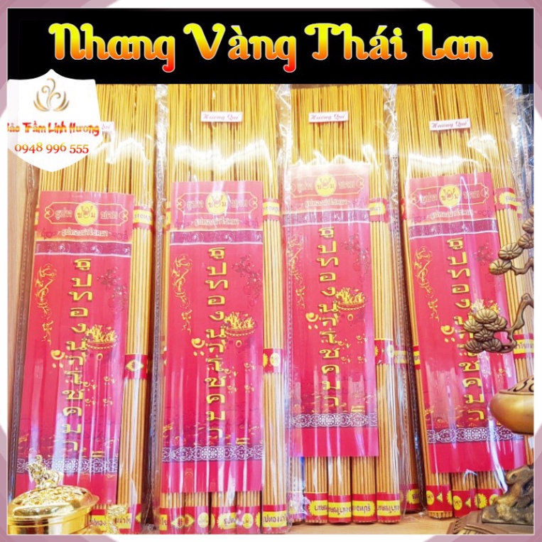 Hương Nhang Thần Tài Thái Lan [Nhập Khẩu - Chính Hãng] Hương Sạch Ít Khói Cuộn Tàn Tài Lộc tam_huong_cao_cap