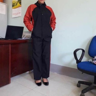 Áo mưa bộ thời trang chống thấm nước 2 lớp xuất khẩu