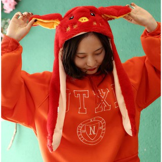 (XẢ KHO, 11 mẫu, ảnh thật) Mũ tai giật chuyển động theo nhạc: unicorn, heo, gấu trúc, totoro, stich, vịt....