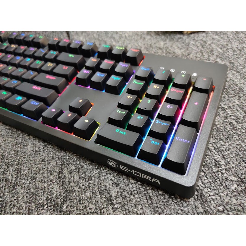 Bàn phím cơ Gaming Edra EK3104 Led Rainbow / Led RGB - Chính Hãng  | WebRaoVat - webraovat.net.vn