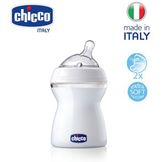 Bình sữa núm nghiêng Pisa Natural Feeling 2M+ Chicco 250ml (CHÍNH HÃNG) CHO BÉ (CO115271)