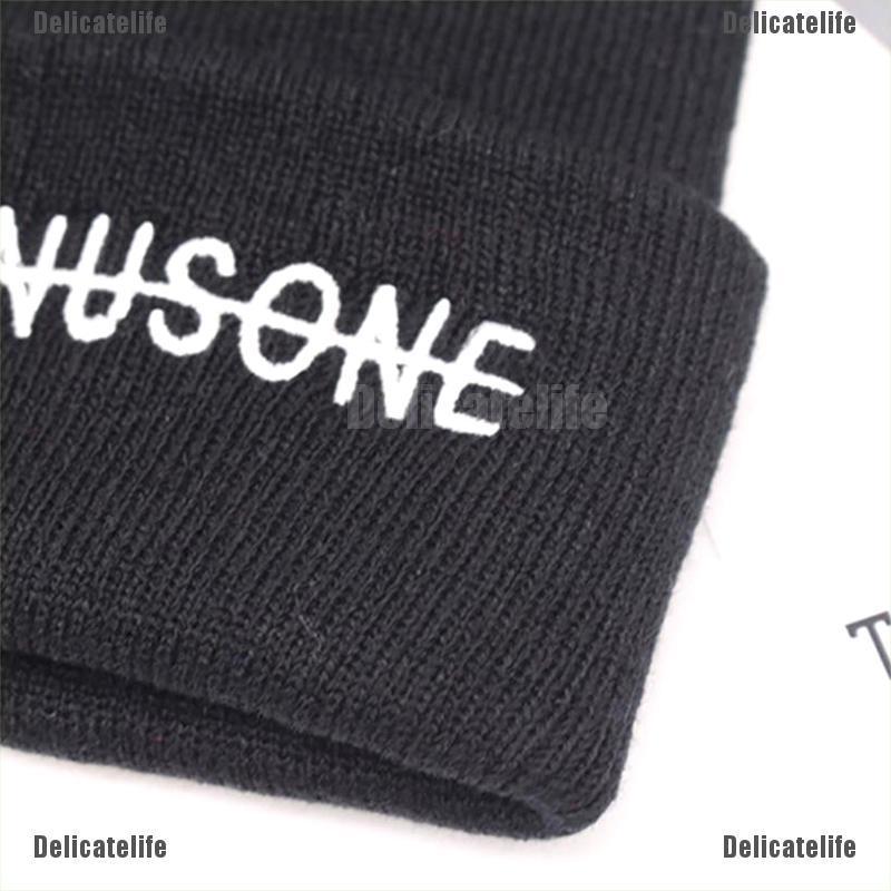 Mũ beanie dệt kim phong cách unisex hình kpop bigbang GD