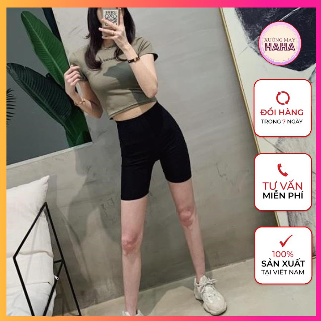 Quần legging đùi nữ hot, quần legging ngố nữ bigsize [legging đùi]