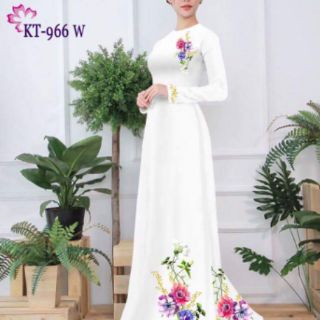 Vải áo dài in 3d cao cấp