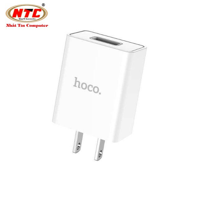 Combo Cốc sạc và Cáp sạc cổng Type-C Hoco S2 Plus output max 3.4A (Trắng) - Hãng phân phối chính thức