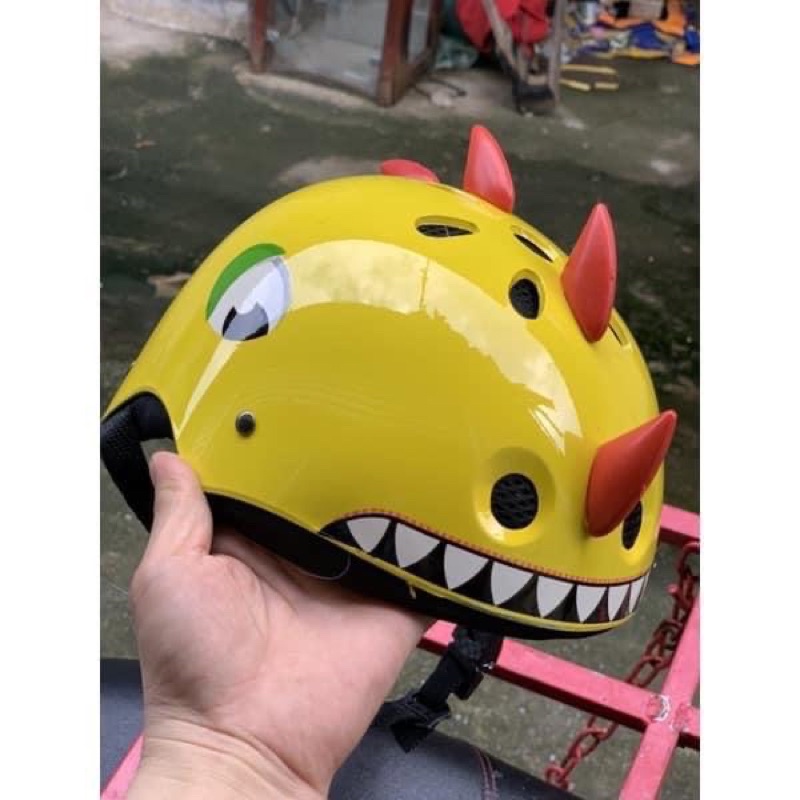 mủ bảo hiểm hinh khủng long cho bé 1-8 tuổi