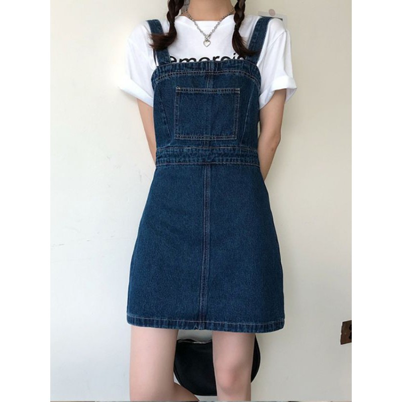 yếm váy jean Quảng Châu xinh xắn