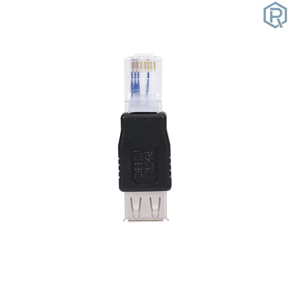 Đầu Chuyển Đổi Usb Sang Rj45 2.0 Cái Sang Ethernet Rj45 Male | BigBuy360 - bigbuy360.vn