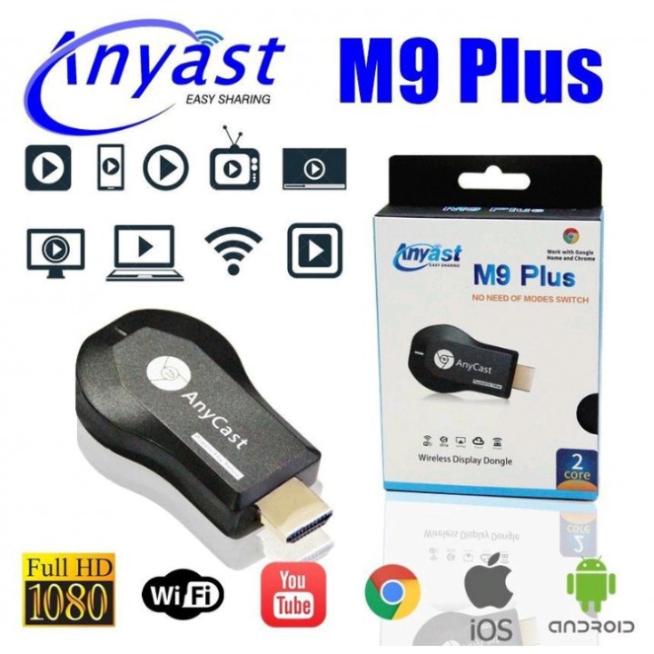 HDMI không dây Anycast M9 Plus Tốc độ cao và mạnh 2019