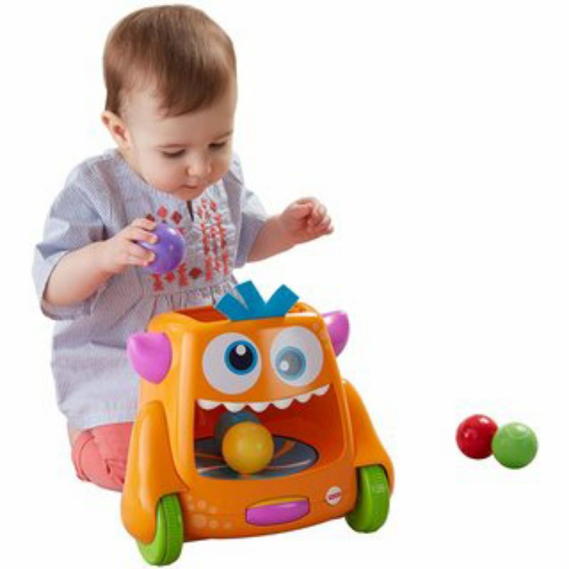 Quái vật biết đi xoay vòng phun banh fisher price