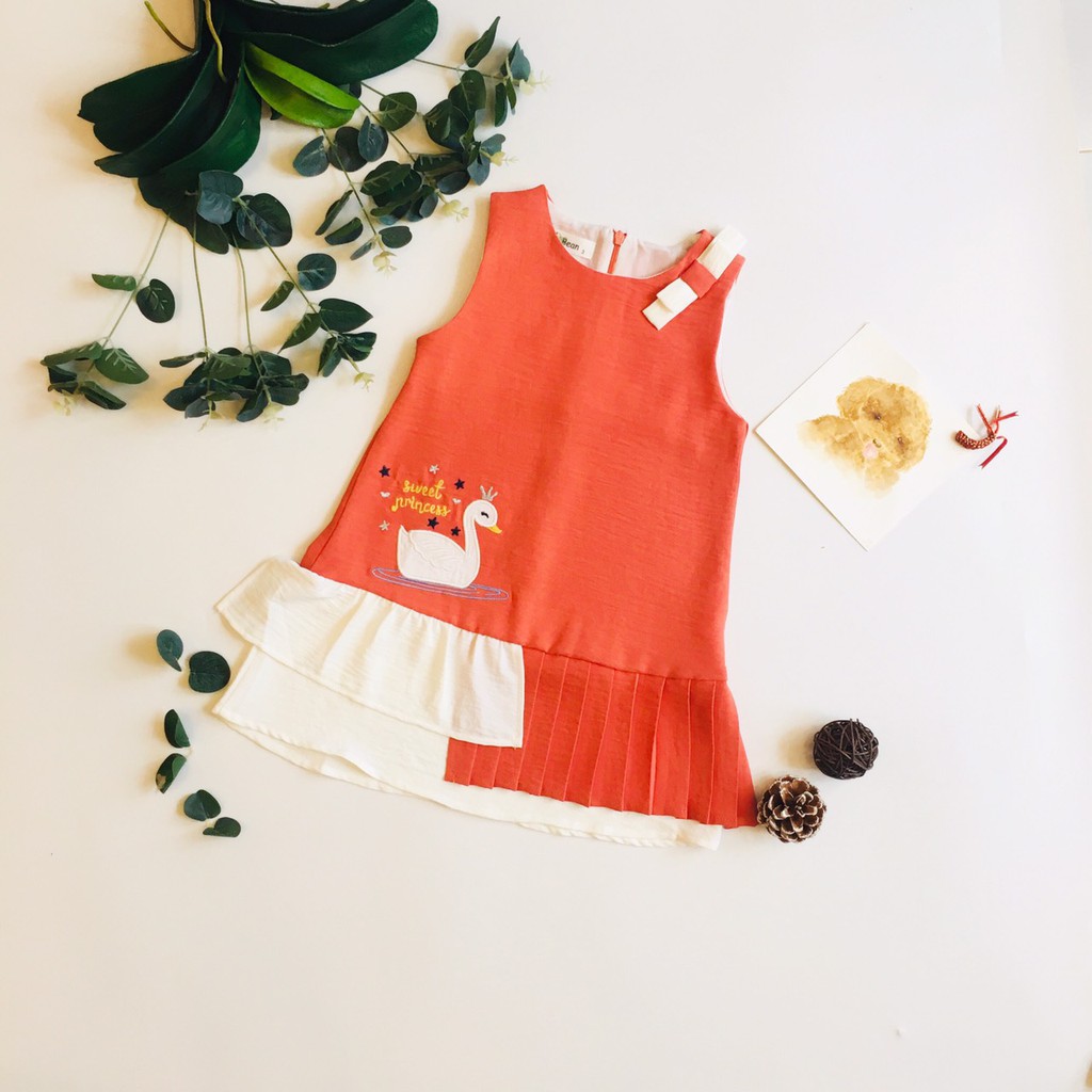 Đầm thiên nga xếp ly Babybean | BigBuy360 - bigbuy360.vn