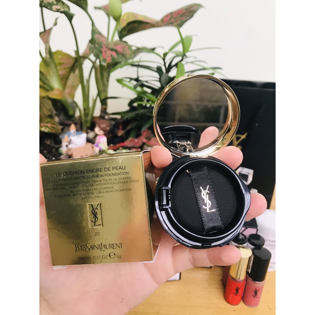 Phấn Nước YSL Le Cushion Encre De Peau Luminous Matte Cushion Foundation Spf 50 - Tone 20 mẫu minisize 5g