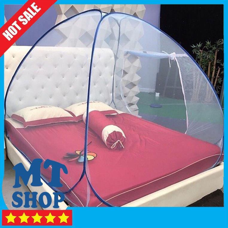 ⚡Màn chụp tự bung⚡ Mùng chụp gấp gọn đủ kích thước 1m2/1m6/1m8/2m2 - Hàng Việt Nam chất lượng cao