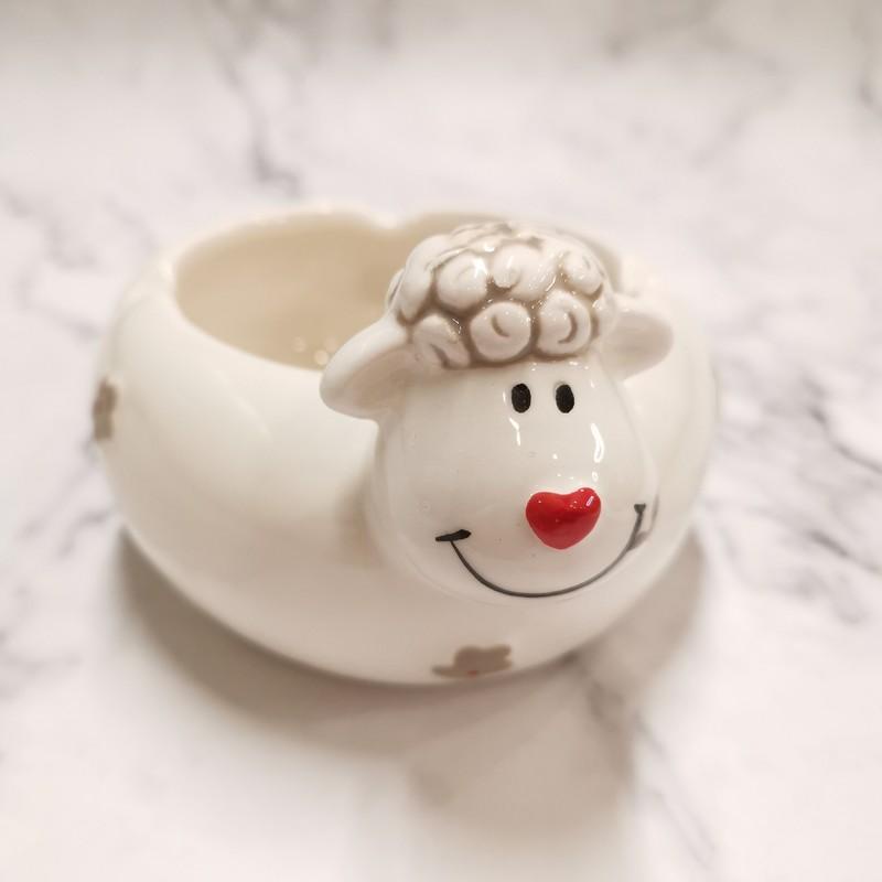 Gạt Tàn Thuốc Bằng Sứ Hình Động Vật Dễ Thương Phong Cách Retro