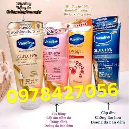 Vaseline gluta 10x thái lan chính hãng