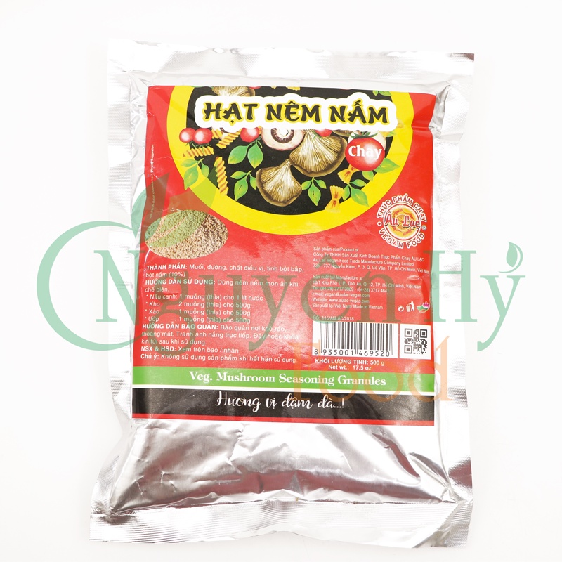 Hạt Nêm Nấm Chay Âu Lạc - 90g / 250g / 500g