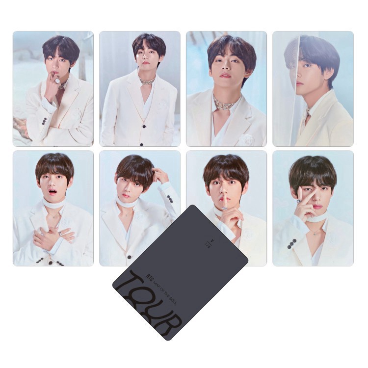 1pcs thẻ in hình nhóm nhạc KPOP BTS chất lượng hình ảnh HD