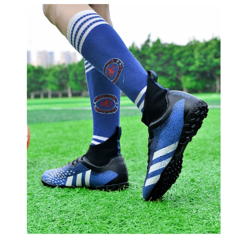 TF Giày bóng đá High Top Breaking Nails Các môn thể thao ngoài trời chuyên nghiệp Đào tạo thanh thiếu niên Kích thước người lớn: 35-45