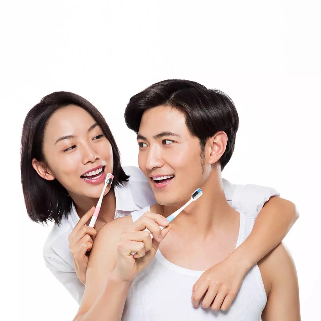 Xiaomi Youpin Hộp Bàn Chải Đánh Răng Lông Mềm   Dr.Bei 4 Trong 1