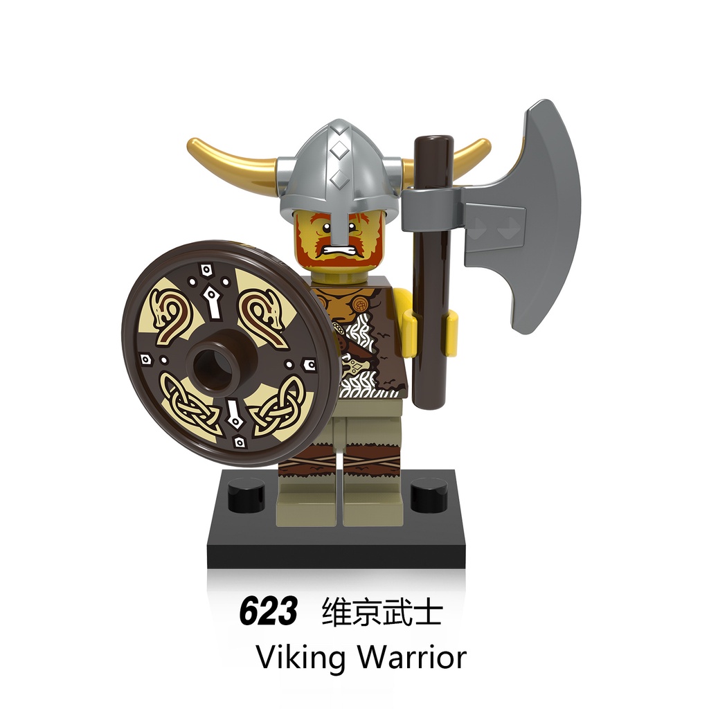 Minifigures Các Mẫu Nhân Vật Trung Cổ Pharaoh Viking Barbarian Ai Cập Mẫu Đẹp X0161 - Đồ Chơi Lắp Ráp Mini