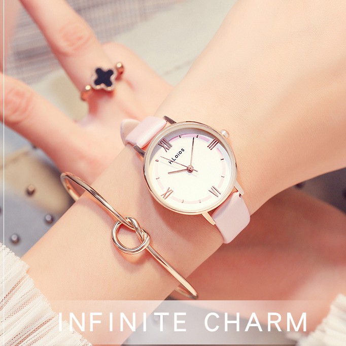Đồng hồ nữ thời trang Hloios H02 mẫu mới cực đẹp, phong cách Hàn Quốc cá tính | BigBuy360 - bigbuy360.vn