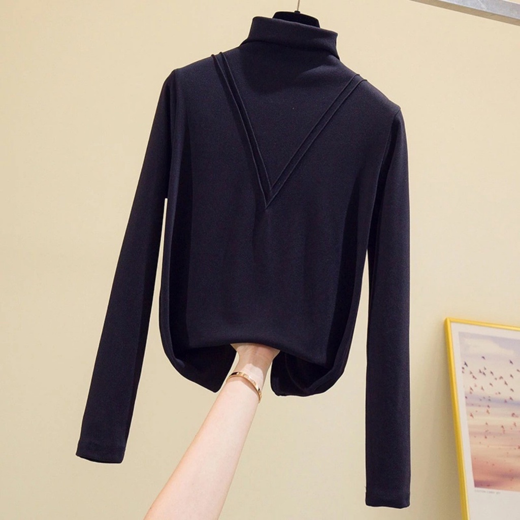 Áo giữ nhiệt kiểu Hàn Quốc chất cotton đanh mịn, mỗi áo trong túi zip xịn Havana FA06