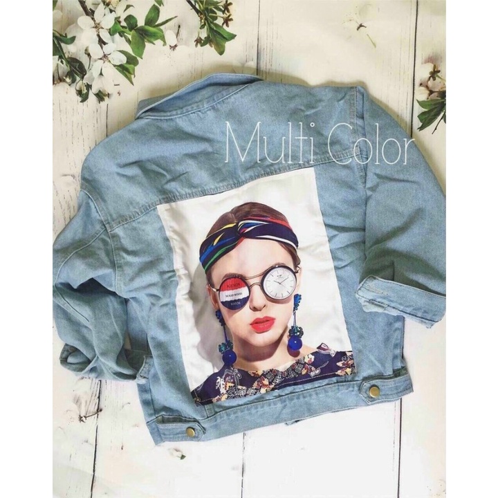 Áo khoác jean nữ cao cấp,chất liêu denim,from chuẫn hàng shop,full team mác ( ảnh thật shop tự chụ05