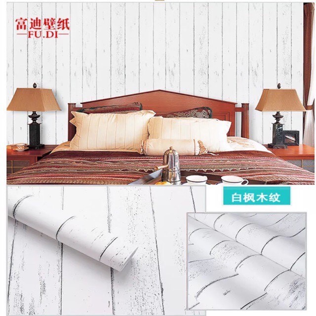 Decal - Giấy dán tường 10m x 45cm ( Giả gỗ ) - Vân đẹp ( nhiều mẫu mới ) | BigBuy360 - bigbuy360.vn