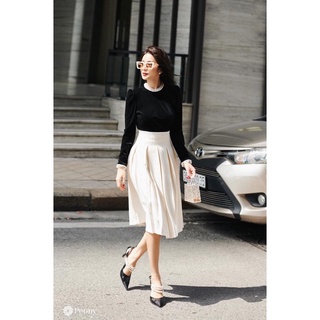 Áo nhung cổ bèo ngọc
