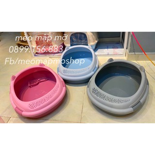 KHAY VỆ SINH KÈM XẺNG SIZE TO CHO MÈO 55 * 40 cm