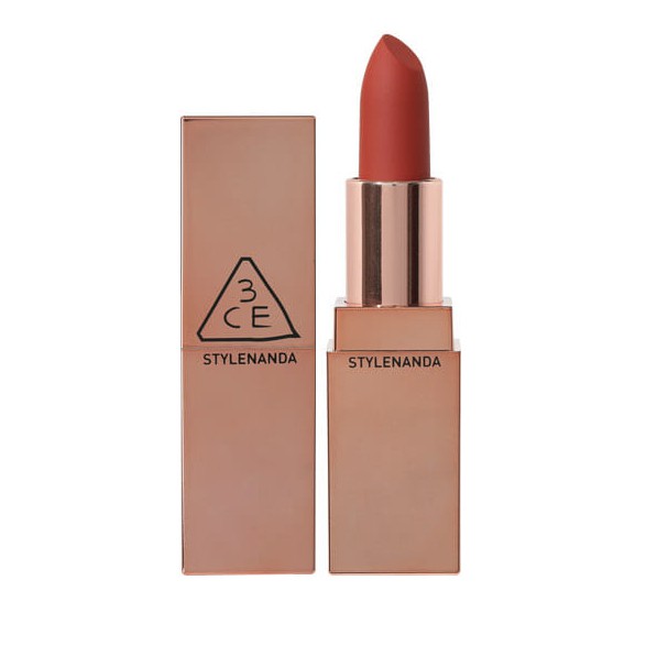 Son 3CE Matte Lip Color 228 màu đỏ đất - Herskin Official Store