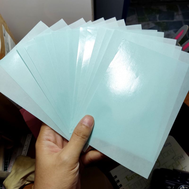 Giấy lưu sticker, lưu tem nhãn đã bóc