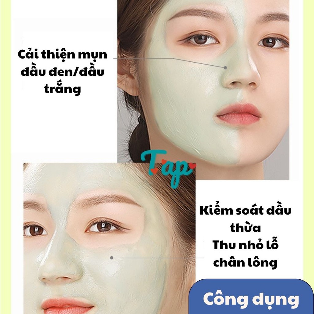 (12 gói) Mặt nạ bùn ốc sên/nha đam thu nhỏ lỗ chân lông làm sáng da