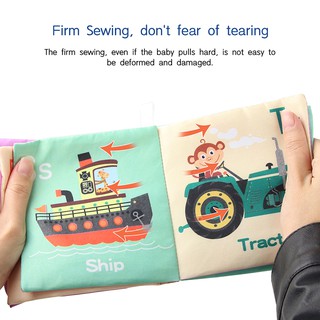 Sách Vải Mềm Tiếng Anh 6 Kiểu Cho Bé