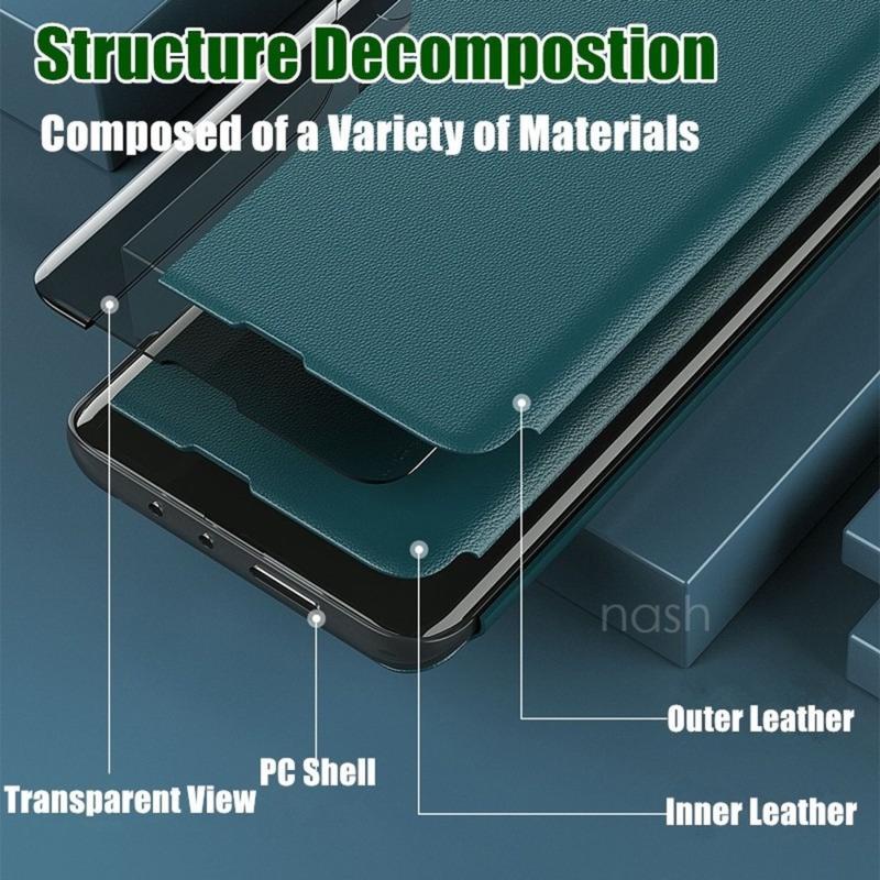 Ốp điện thoại da nhám nắp lật tự động thông minh thích hợp cho Xiaomi Mi 11T 11 T Pro 11 Lite 11TPro NE 11Lite 4G 5G