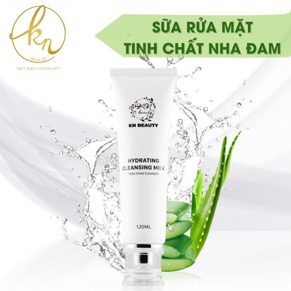 Sữa Rửa Mặt Trắng Da Ngừa Mụn KN Beauty - Hydrating Cleansing Milk 120 ml