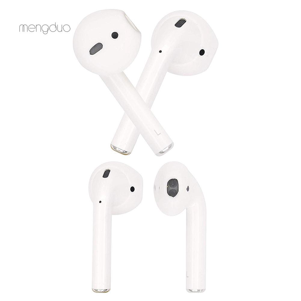 Set 2 cặp ốp silicon bảo vệ tai nghe Apple Airpods