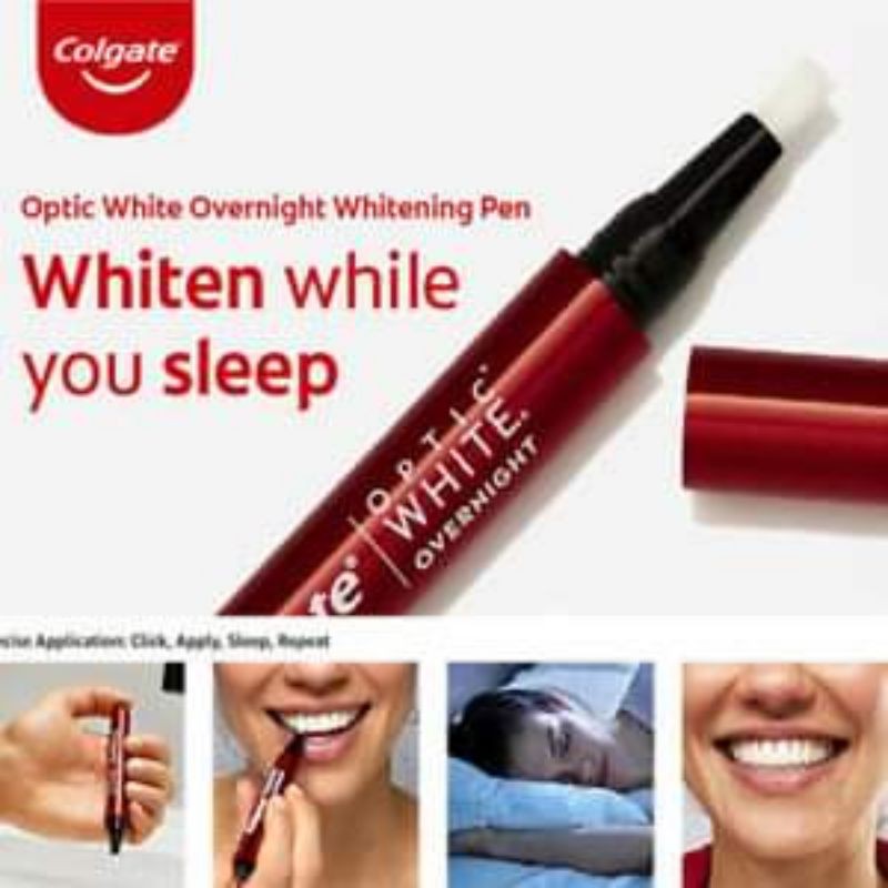 Bút tẩy trắng răng Colgate Optic White Overnight 2,5ml